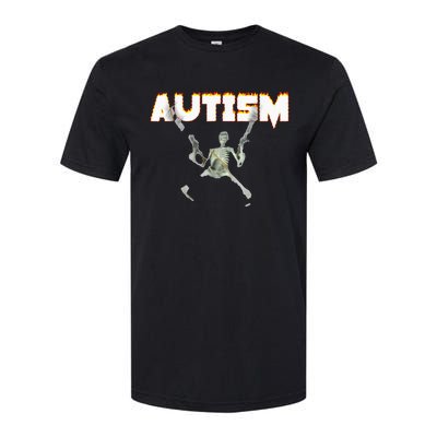 Autism Skeleton Meme Softstyle CVC T-Shirt