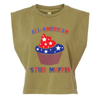 Allamerican Stud Muffin Gift Garment-Dyed Women's Muscle Tee