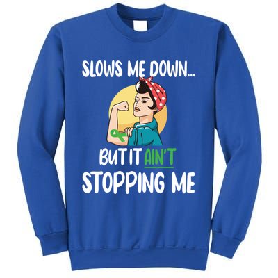 Ain't Stopping Me Cerebral Palsy Warrior Cp Fighter Great Gift Sweatshirt