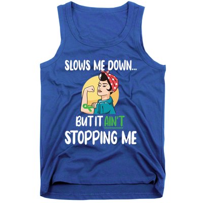 Ain't Stopping Me Cerebral Palsy Warrior Cp Fighter Great Gift Tank Top