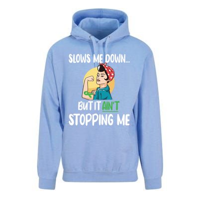 Ain't Stopping Me Cerebral Palsy Warrior Cp Fighter Great Gift Unisex Surf Hoodie