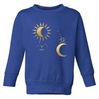 Aries Suncancer Moon Zodiac Gift Toddler Sweatshirt