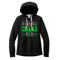 A Serious Matter J15 FounderS Day Pink And Green Aka Women's Fleece Hoodie