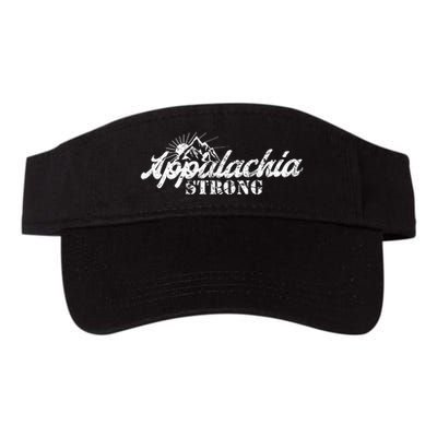 Appalachia Strong Mountain Silhouette Typography Visor