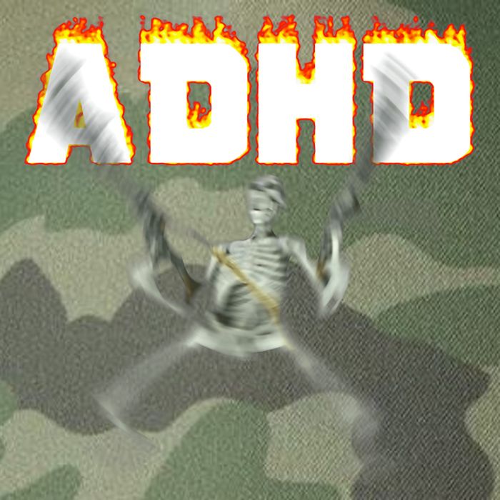 ADHD Skeleton Meme Legacy Tie Dye Trucker Hat