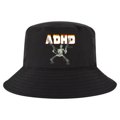 ADHD Skeleton Meme Cool Comfort Performance Bucket Hat