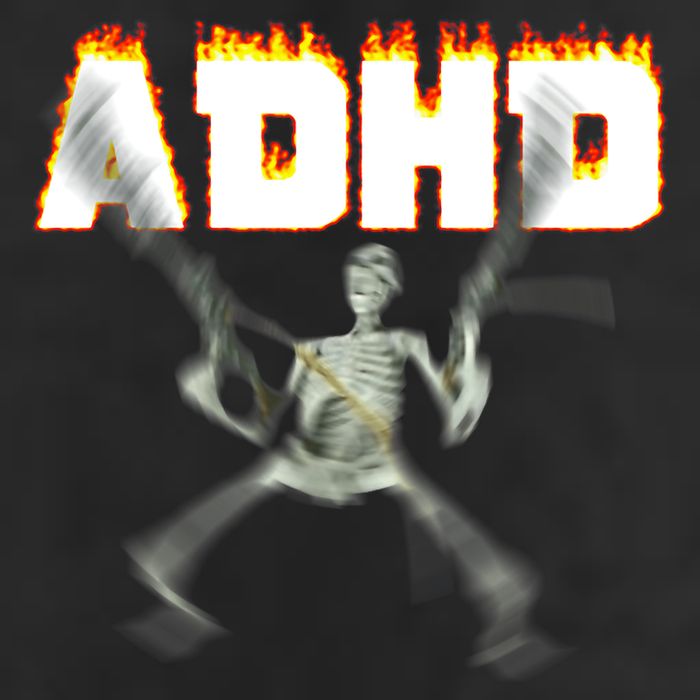 ADHD Skeleton Meme Cool Comfort Performance Bucket Hat
