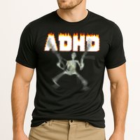 ADHD Skeleton Meme Performance Shirt