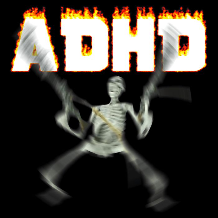 ADHD Skeleton Meme Bag