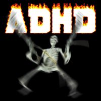ADHD Skeleton Meme Poster