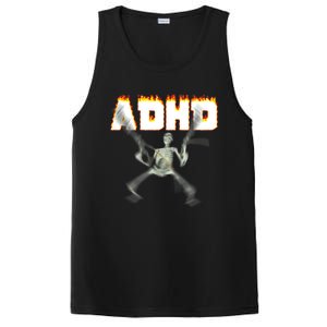 ADHD Skeleton Meme PosiCharge Competitor Tank