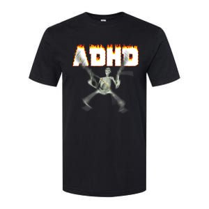 ADHD Skeleton Meme Softstyle CVC T-Shirt