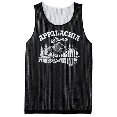 Appalachia Strong Mountain Outdoors Hiking Nc Design Mesh Reversible Basketball Jersey Tank