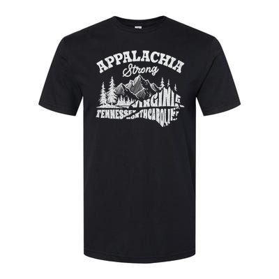 Appalachia Strong Mountain Outdoors Hiking Nc Design Softstyle® CVC T-Shirt