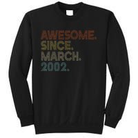 Awesome Since March 2002 Vintage 20Th Birthday Sweatshirt