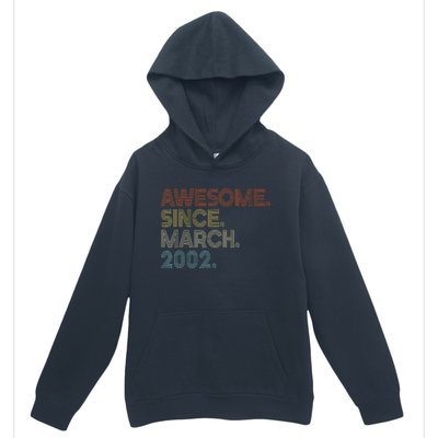 Awesome Since March 2002 Vintage 20Th Birthday Urban Pullover Hoodie