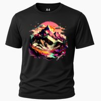 Abstract Swiss Mountains With Wild Nature Performance Shirt
