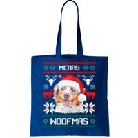 Australian Shepherd Merry Woofmas Dog Christmas Xmas Gift Tote Bag