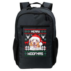 Australian Shepherd Merry Woofmas Dog Christmas Xmas Gift Daily Commute Backpack