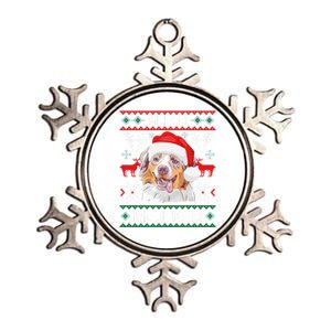 Australian Shepherd Merry Woofmas Dog Christmas Xmas Gift Metallic Star Ornament