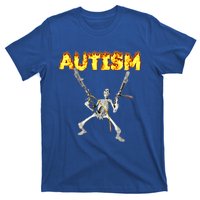 Autism Skeleton Meme Funny Gift T-Shirt