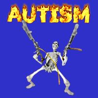 Autism Skeleton Meme Funny Gift Women's V-Neck T-Shirt