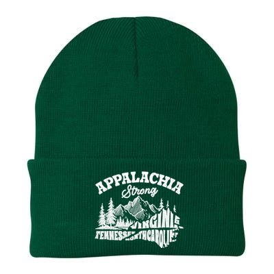 Appalachia Strong Mountain Outdoors Hiking Nc Design Knit Cap Winter Beanie