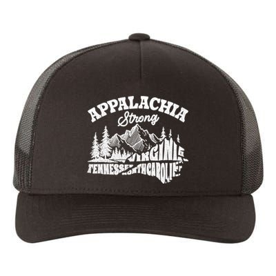 Appalachia Strong Mountain Outdoors Hiking Nc Design Yupoong Adult 5-Panel Trucker Hat