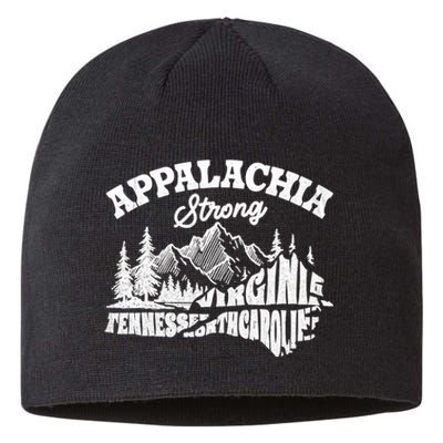 Appalachia Strong Mountain Outdoors Hiking Nc Design Sustainable Beanie