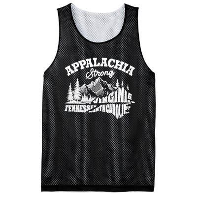 Appalachia Strong Mountain Outdoors Hiking Nc Design Mesh Reversible Basketball Jersey Tank