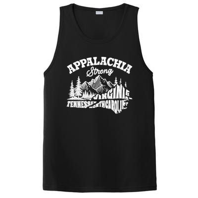 Appalachia Strong Mountain Outdoors Hiking Nc Design PosiCharge Competitor Tank