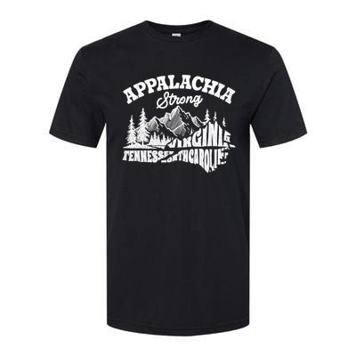 Appalachia Strong Mountain Outdoors Hiking Nc Design Softstyle® CVC T-Shirt