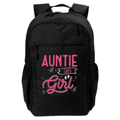 Auntie Says Matching Family Team Gender Reveal Backpack