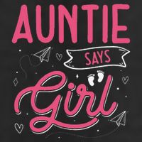 Auntie Says Matching Family Team Gender Reveal Adult Drive Performance Visor