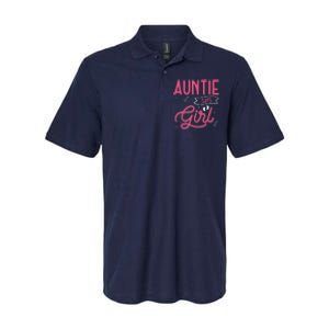 Auntie Says Matching Family Team Gender Reveal Softstyle Adult Sport Polo