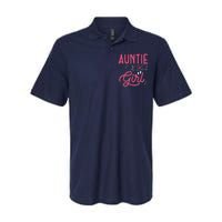 Auntie Says Matching Family Team Gender Reveal Softstyle Adult Sport Polo