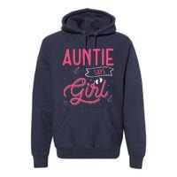 Auntie Says Matching Family Team Gender Reveal Premium Hoodie