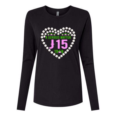 A Serious Matter J15 Founder's Day Pink And Green AKA Womens Cotton Relaxed Long Sleeve T-Shirt