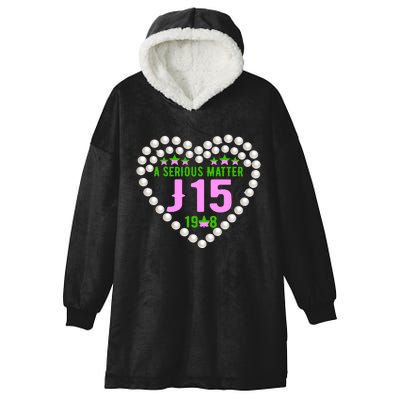 A Serious Matter J15 Founder's Day Pink And Green AKA Hooded Wearable Blanket