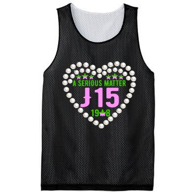 A Serious Matter J15 Founder's Day Pink And Green AKA Mesh Reversible Basketball Jersey Tank