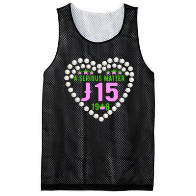 A Serious Matter J15 Founder's Day Pink And Green AKA Mesh Reversible Basketball Jersey Tank