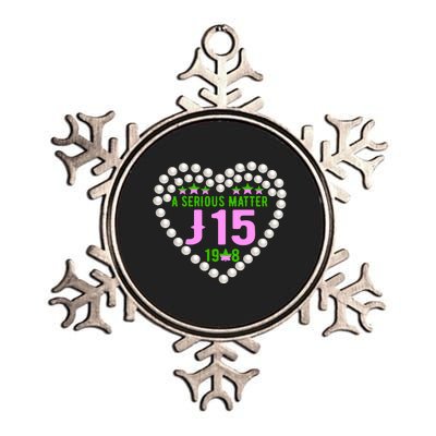 A Serious Matter J15 Founder's Day Pink And Green AKA Metallic Star Ornament