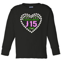 A Serious Matter J15 Founder's Day Pink And Green AKA Toddler Long Sleeve Shirt