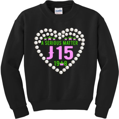 A Serious Matter J15 Founder's Day Pink And Green AKA Kids Sweatshirt