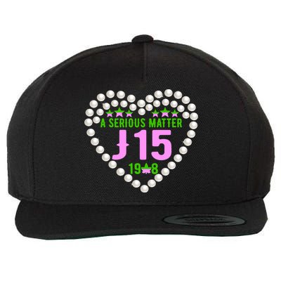 A Serious Matter J15 Founder's Day Pink And Green AKA Wool Snapback Cap