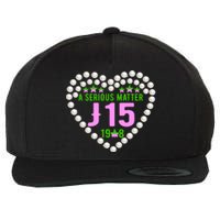 A Serious Matter J15 Founder's Day Pink And Green AKA Wool Snapback Cap