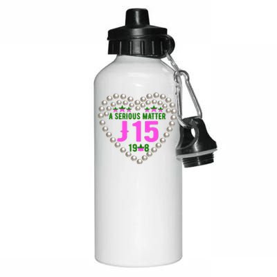 A Serious Matter J15 Founder's Day Pink And Green AKA Aluminum Water Bottle