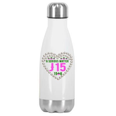 A Serious Matter J15 Founder's Day Pink And Green AKA Stainless Steel Insulated Water Bottle