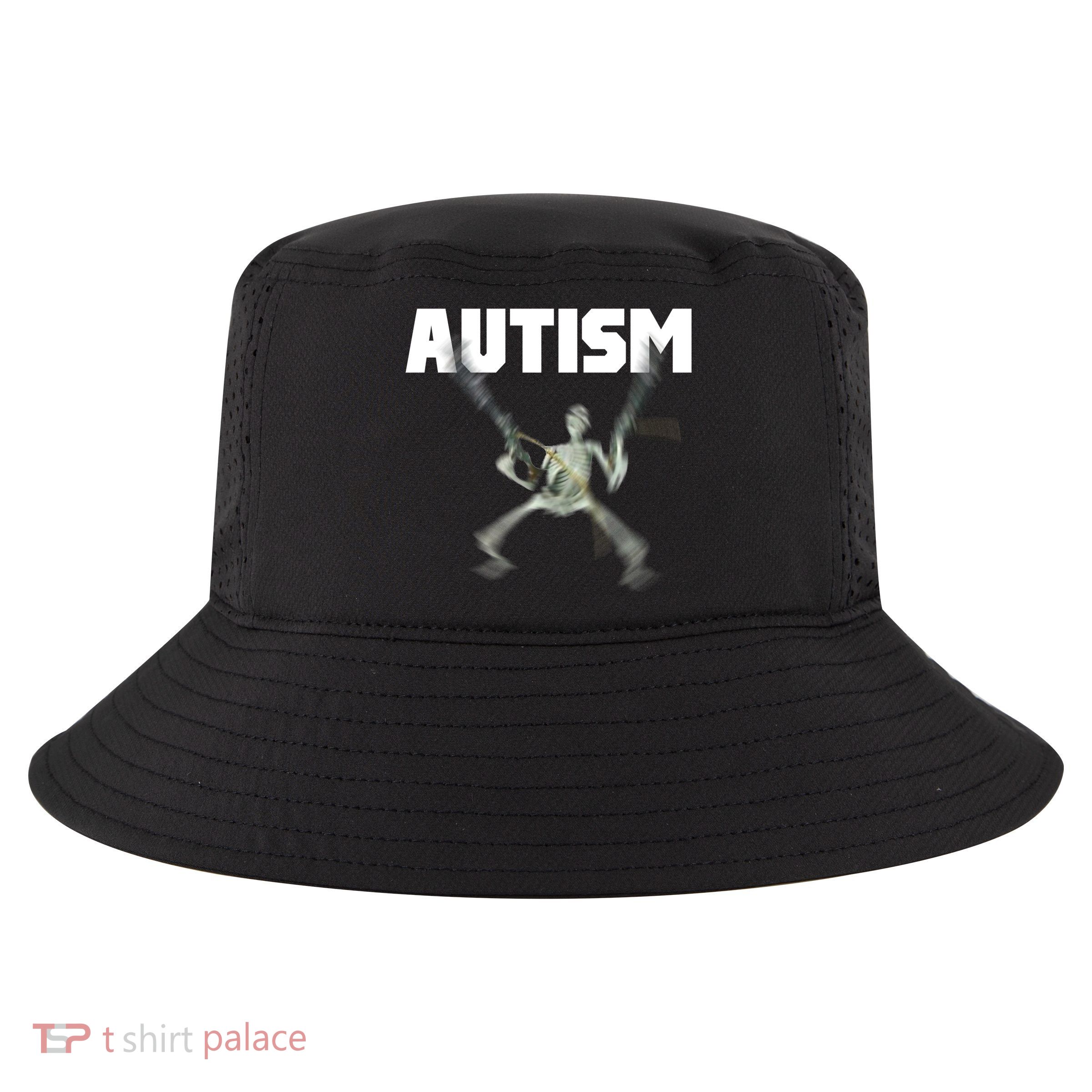 Autism Skeleton Meme Cool Comfort Performance Bucket Hat