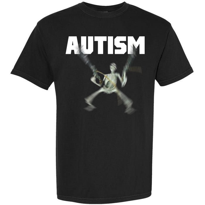 Autism Skeleton Meme Garment-Dyed Heavyweight T-Shirt